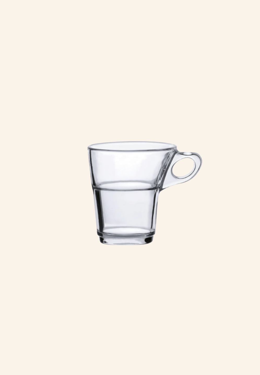 Tasse expresso en verre trempé Duralex Salomé 9 cl