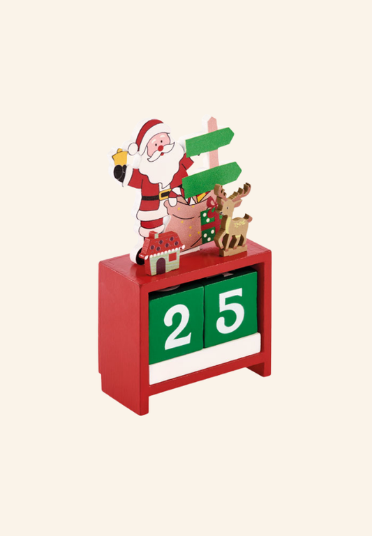 Calendrier en bois Noël KANTA