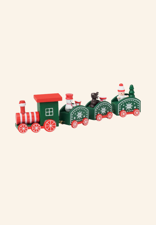 Décoration Noël Petit train tchoutchou