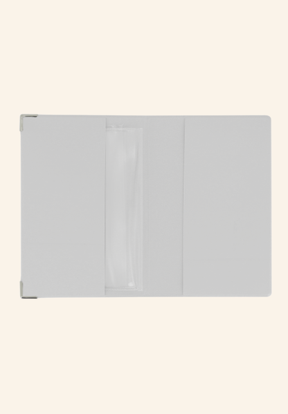 Porte-carte grise PVC mat Augustin