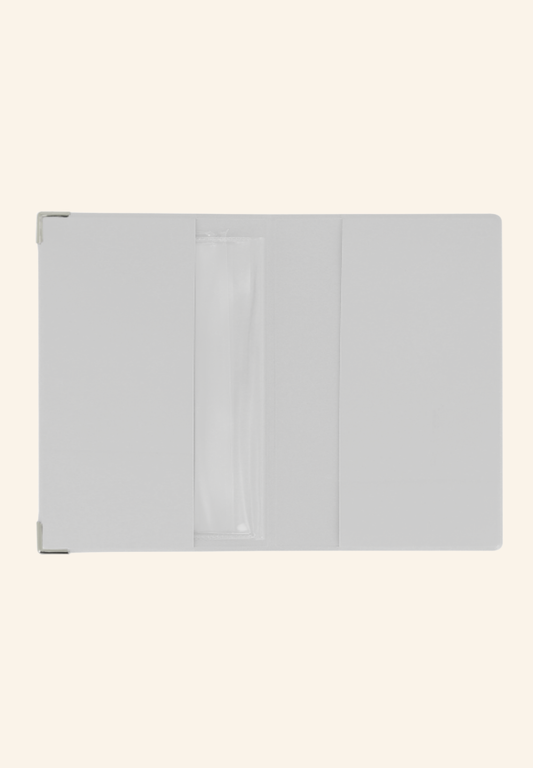 Porte-carte grise PVC mat Augustin