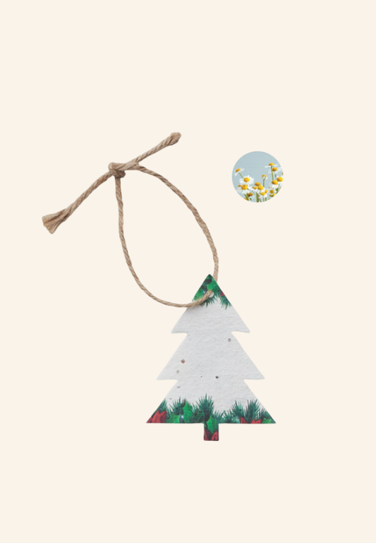 Décoration de sapin papier semences TREE