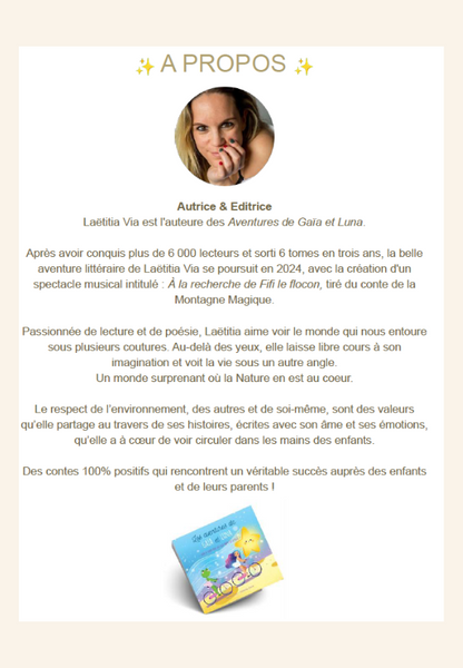 Livre personnalisable : Les aventures de Gaïa et Luna
