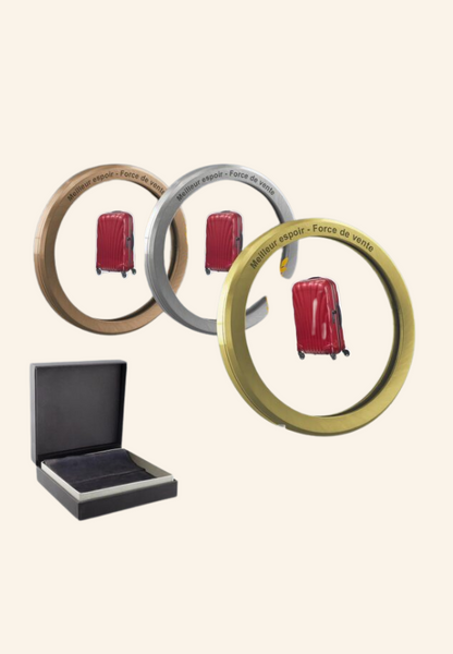 Médaille Médaille Verre et Métal Lysanne