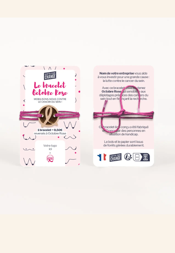Bracelet Octobre Rose