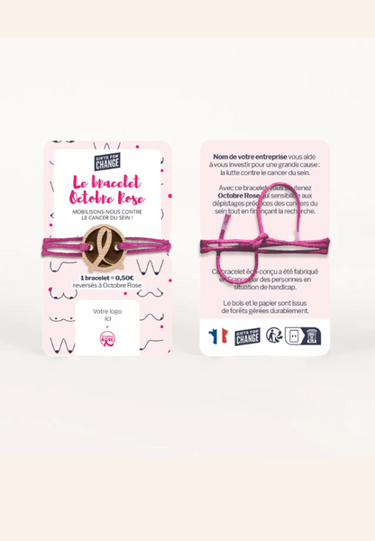 Bracelet Octobre Rose