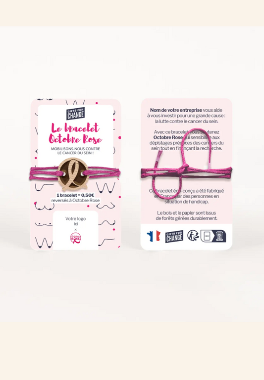 Bracelet Octobre Rose