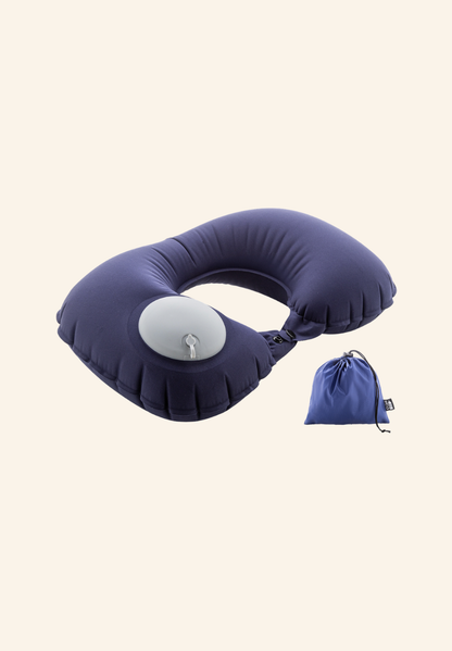 Oreiller de voyage gonflable RPET Nathan