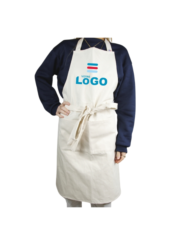 Tablier coton naturel AUGUSTE