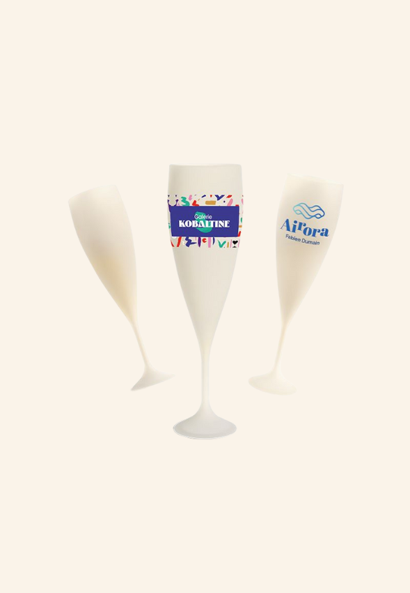FLUTE A CHAMPAGNE REUTILISABLE 14 cl LAMME