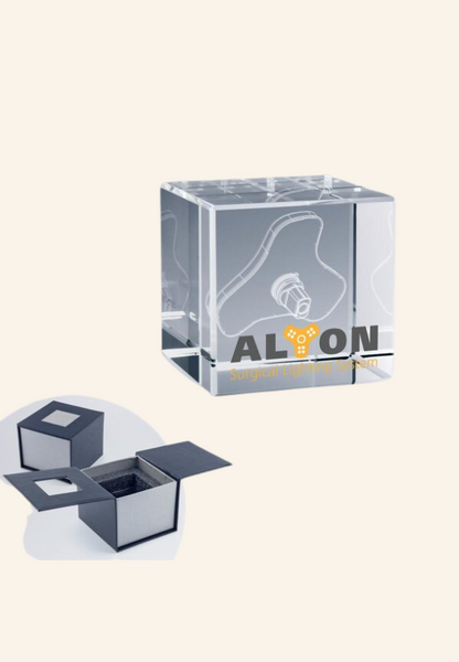 Trophée Cube en Verre à Personnaliser 4 cm Thémir