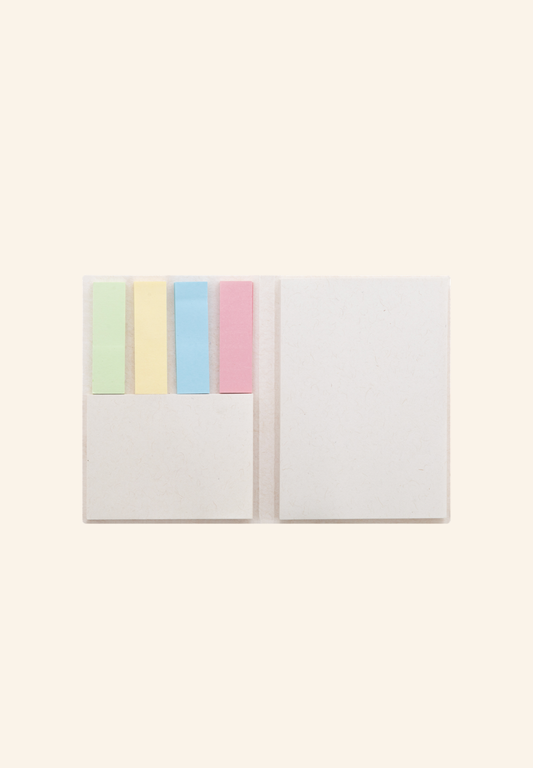 Bloc-notes adhésif carton de lait recyclé Zerynox
