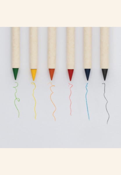 Set de 6 crayons de couleur Ysalin