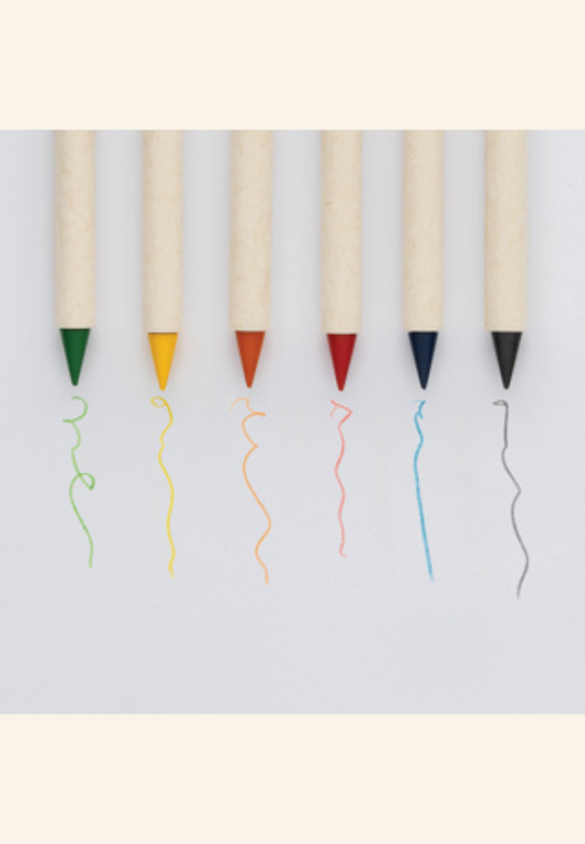 Set de 6 crayons de couleur Ysalin