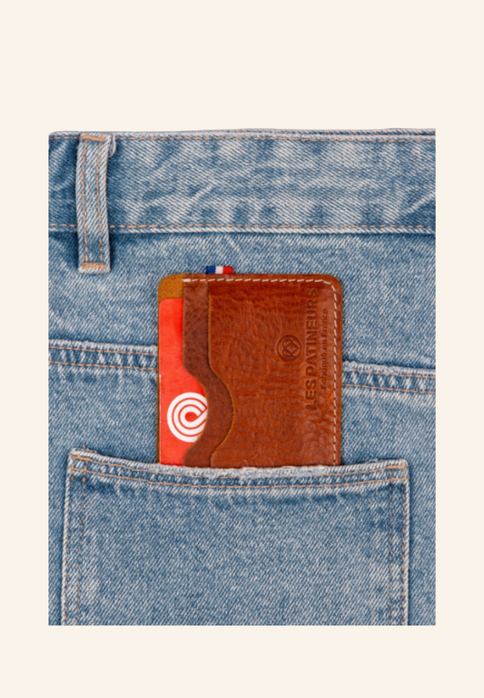 Porte-cartes cuir Boogie Camus