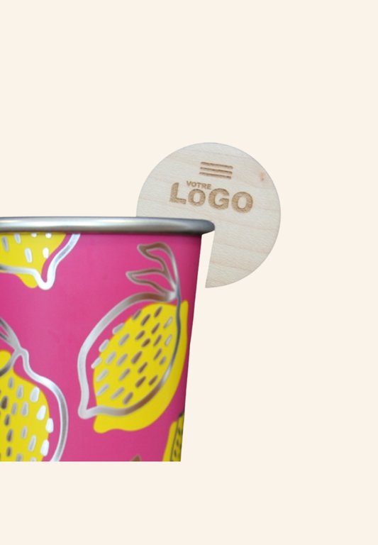 Marque-verres français en bois