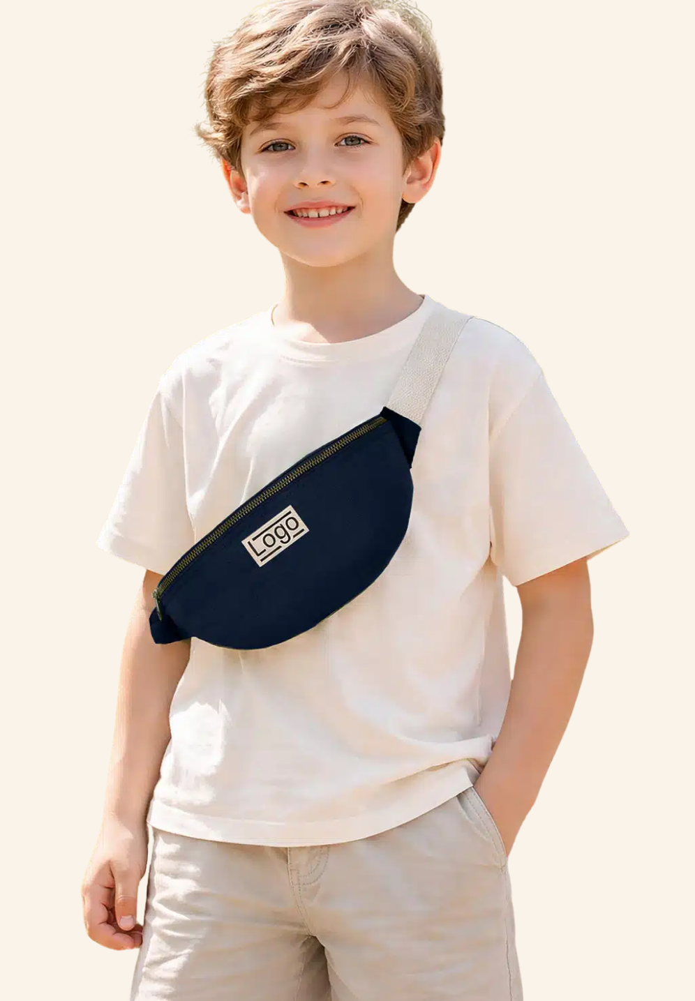 Sac banane en coton bio pour enfant studiobyhindbag