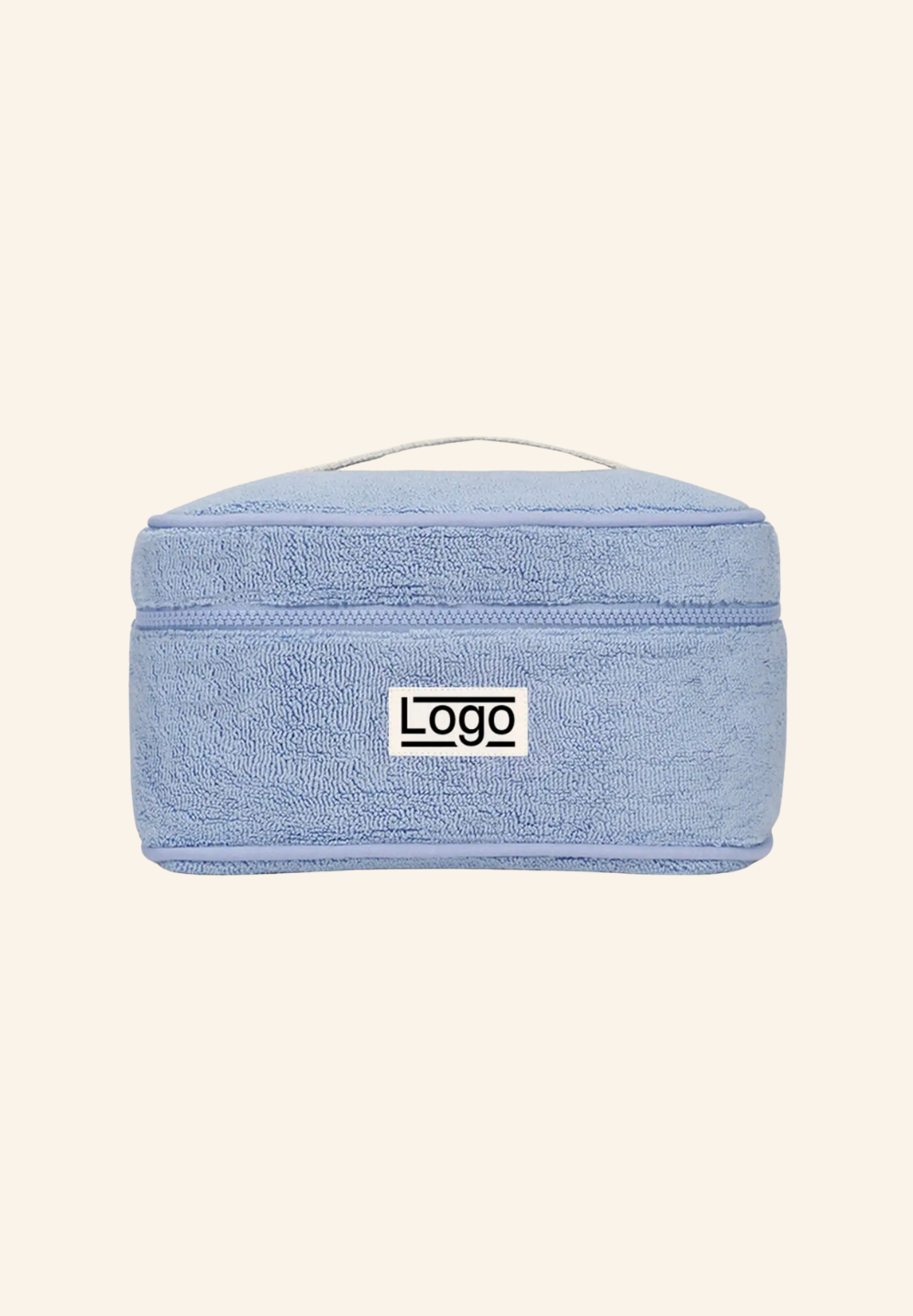 Trousse de toilette éponge en coton bio Lina
