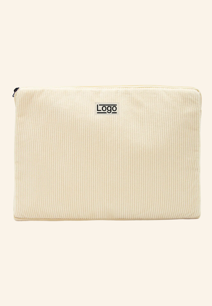 Housse ordinateur en coton bio Léo S & M studiobyhindbag