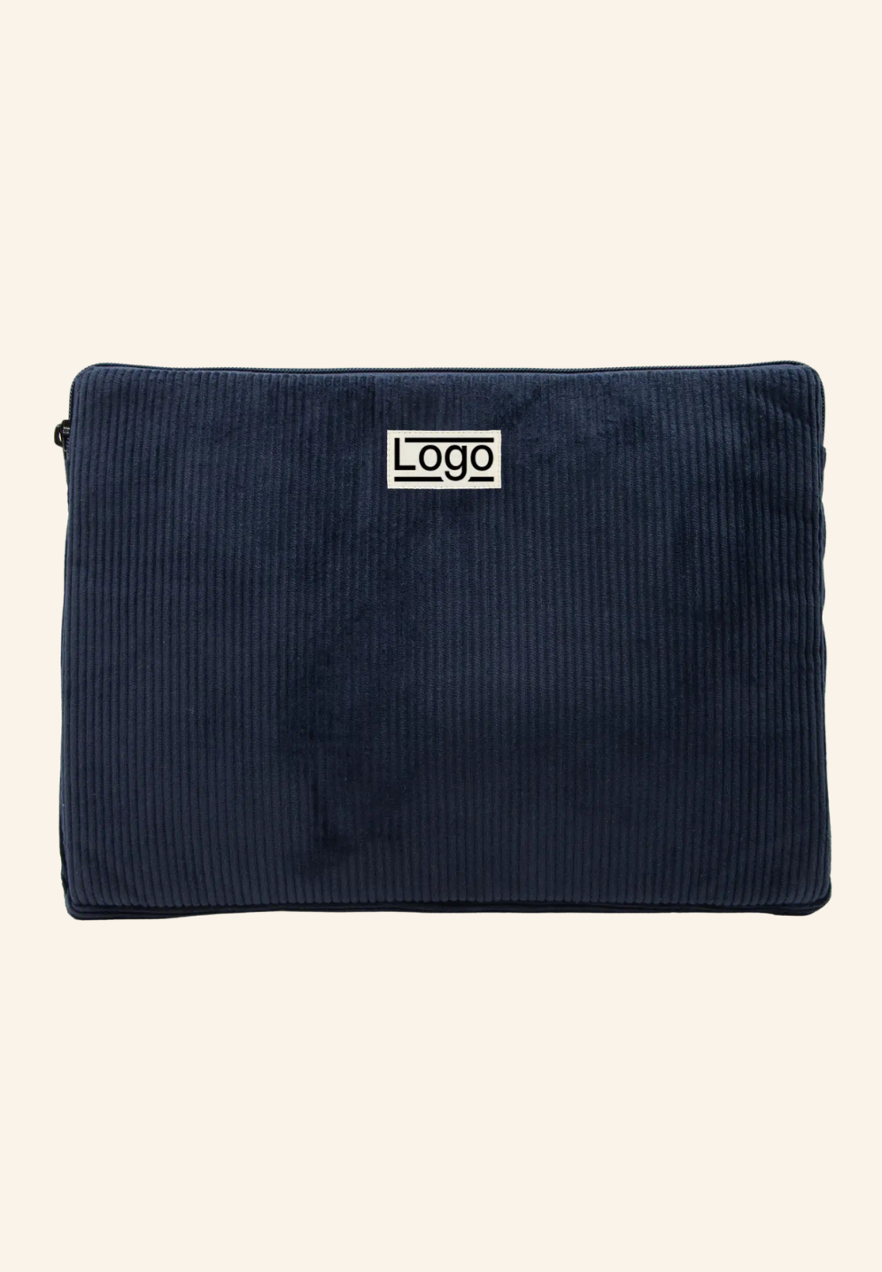 Housse ordinateur en coton bio Léo S & M studiobyhindbag