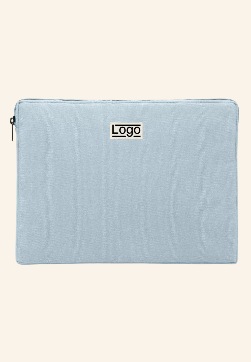 Housse ordinateur en coton bio Léo S & M studiobyhindbag