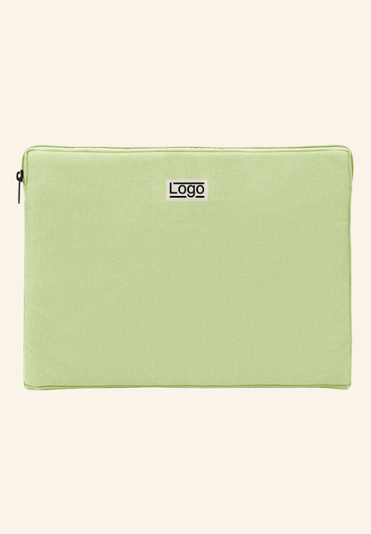 Housse ordinateur en coton bio Léo S & M studiobyhindbag