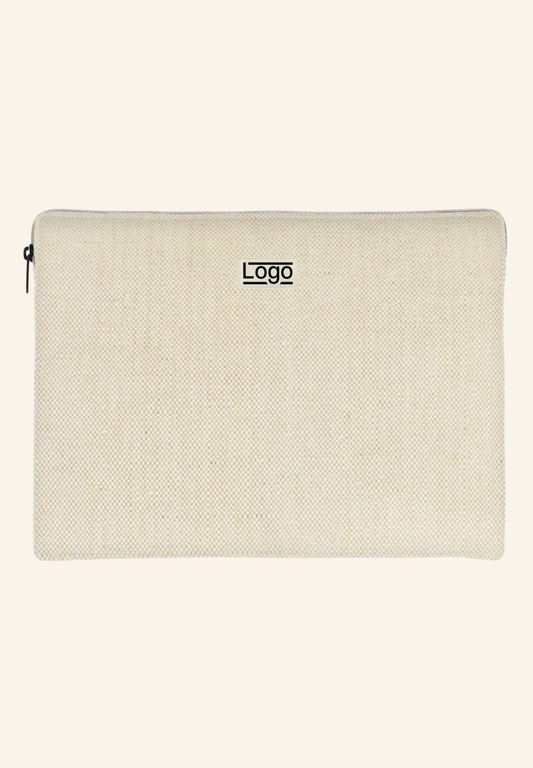 Housse ordinateur en coton bio Léo S & M studiobyhindbag