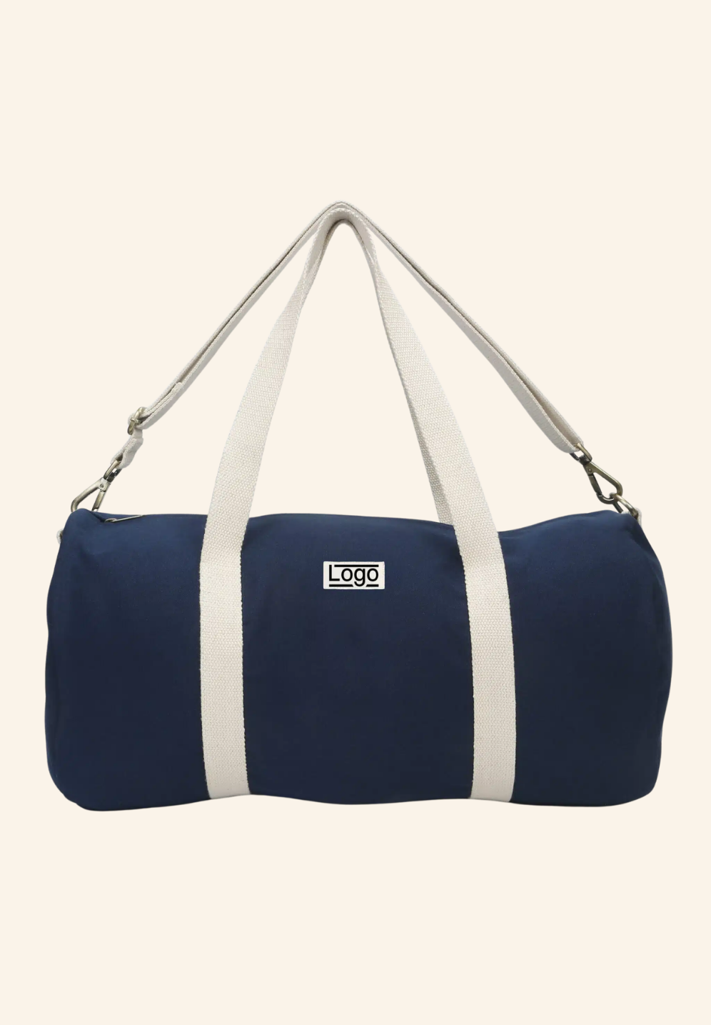 Sac polochon avec bandoulière en coton bio Sam studiobyhindbag