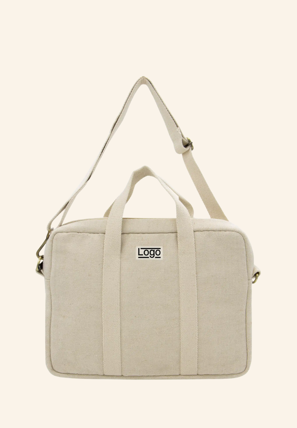 Sac ordinateur en coton bio Luis studiobyhindbag