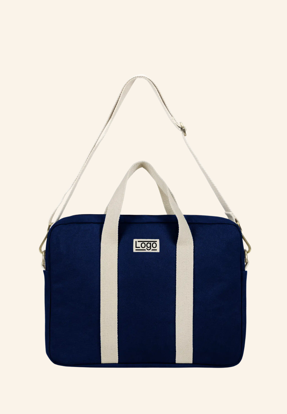 Sac ordinateur en coton bio Luis studiobyhindbag