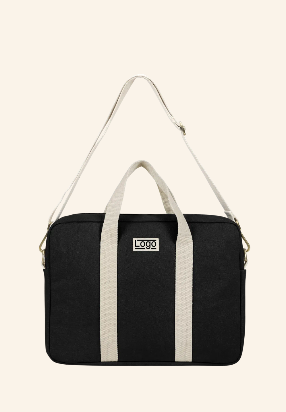 Sac ordinateur en coton bio Luis studiobyhindbag