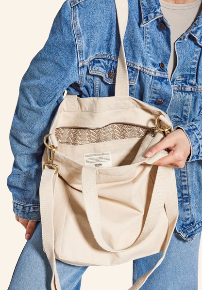Totebag en coton bio Evan studiobyhindbag