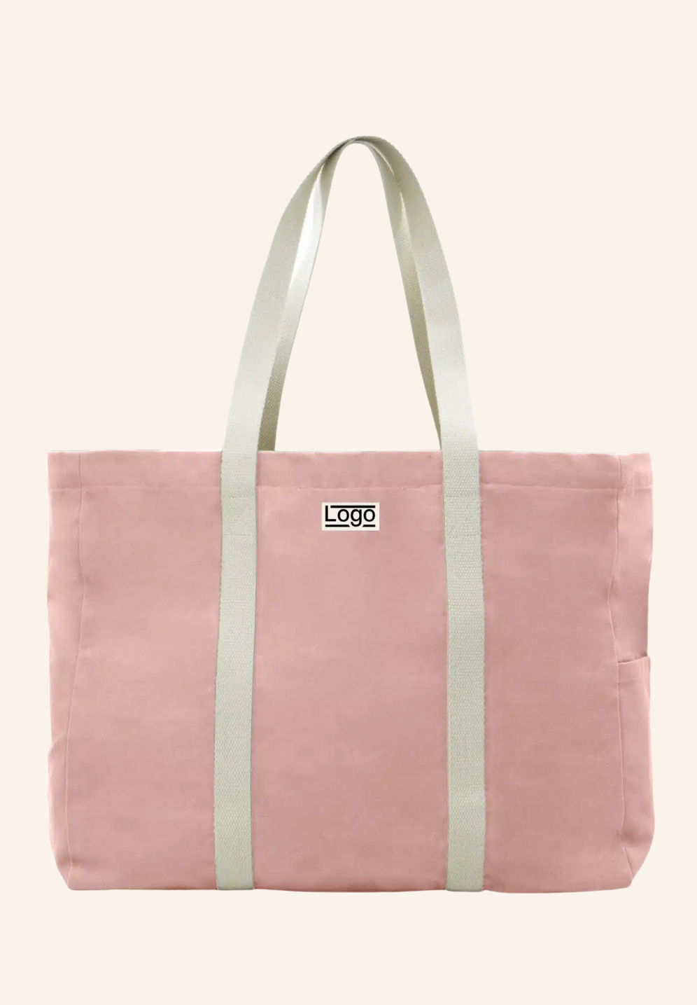 Sac de plage en coton bio GARANCE