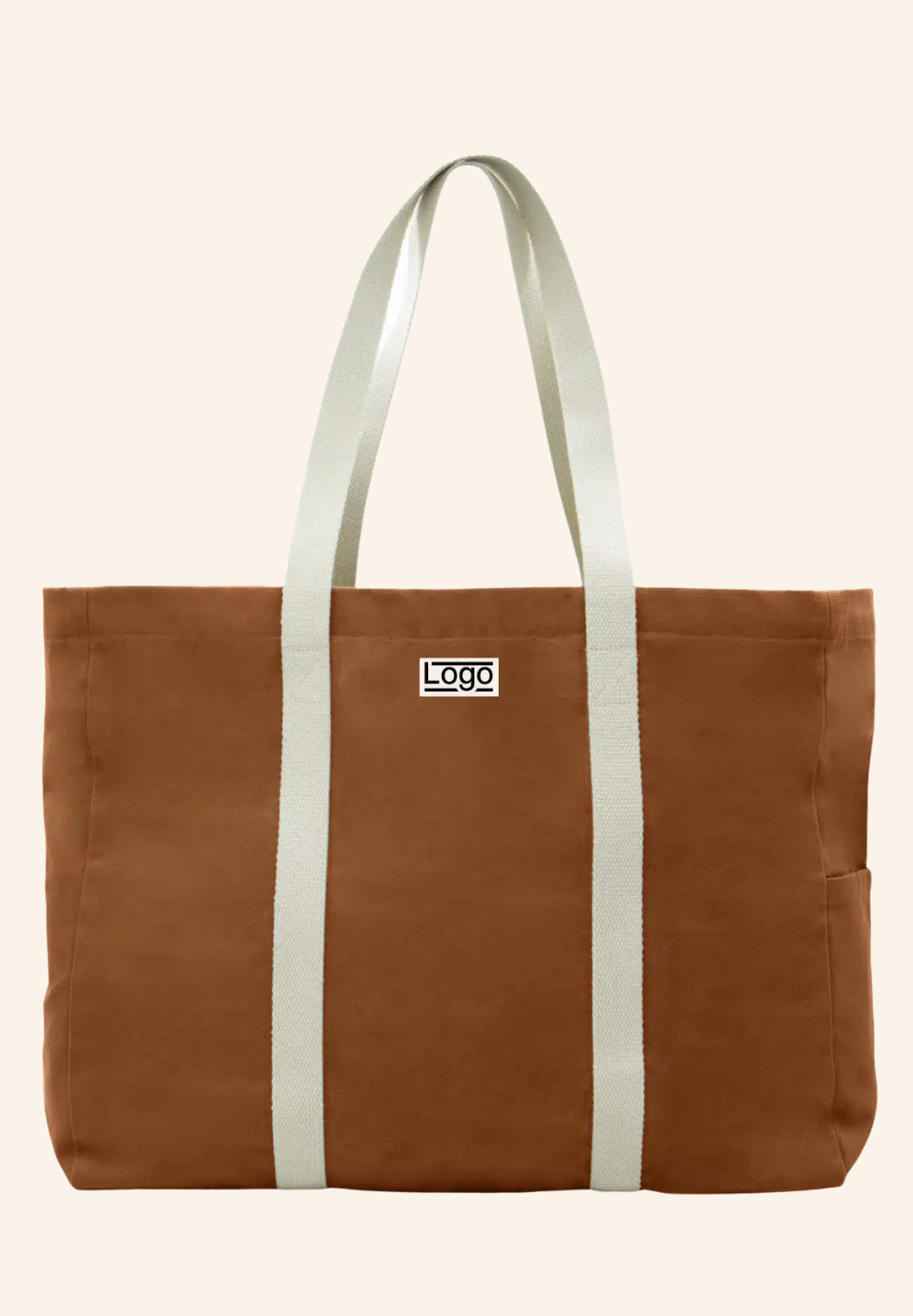 Sac de plage en coton bio GARANCE