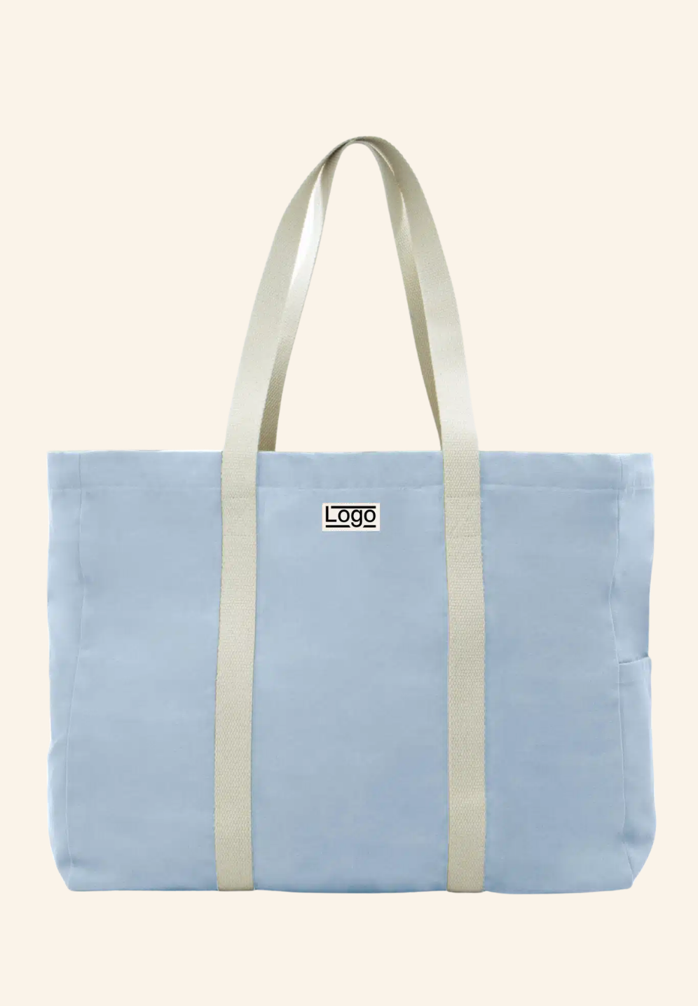 Sac de plage en coton bio GARANCE