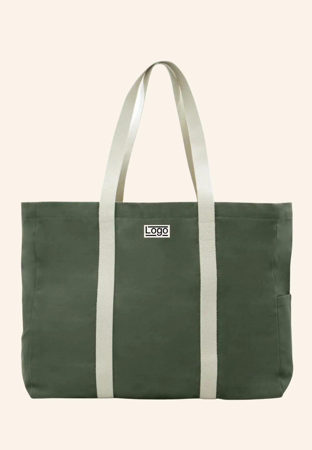 Sac de plage en coton bio GARANCE
