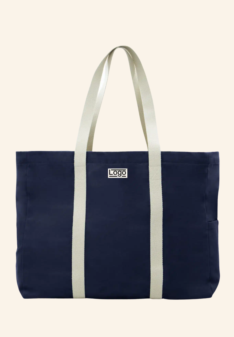 Sac de plage en coton bio GARANCE