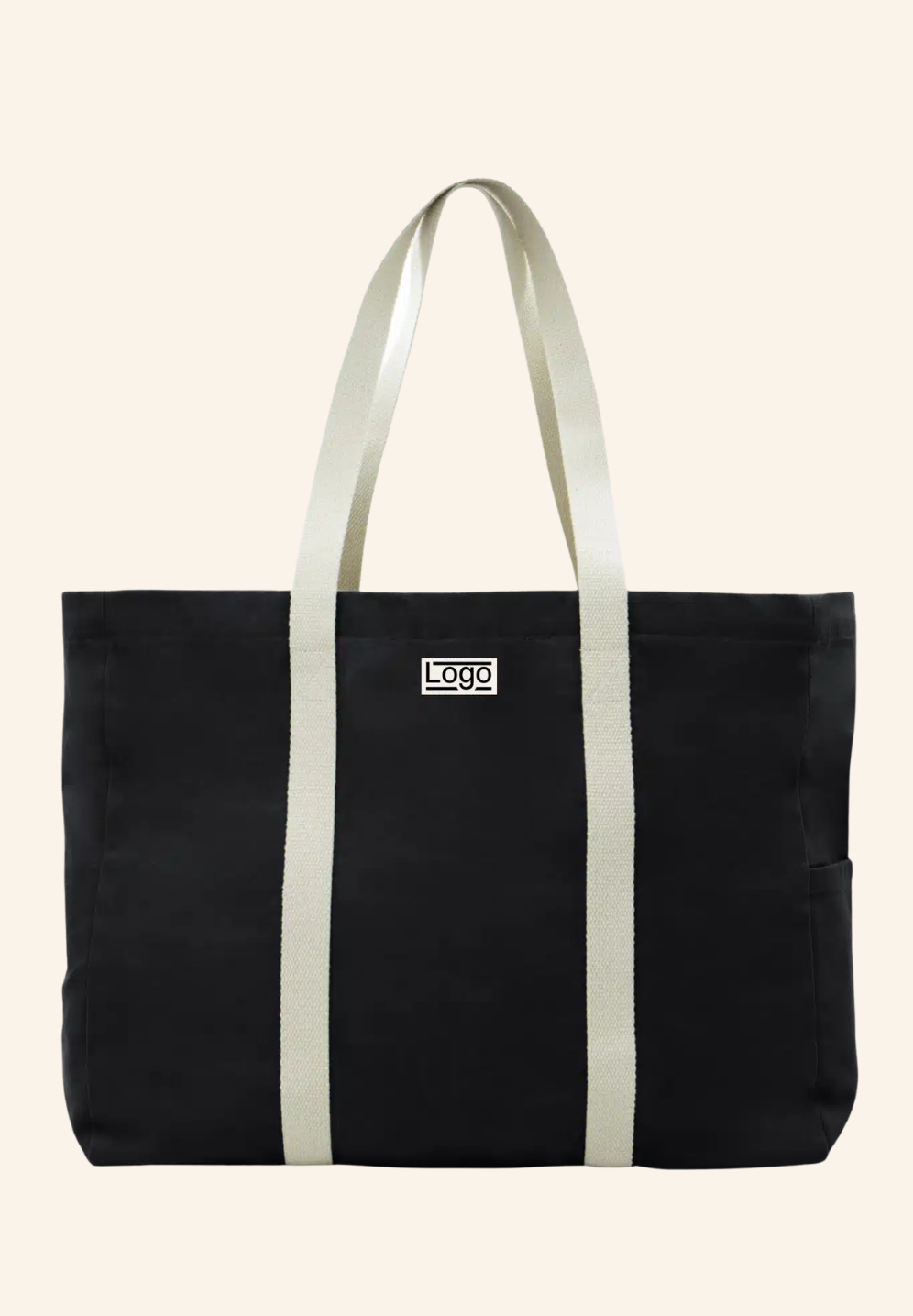 Sac de plage en coton bio GARANCE