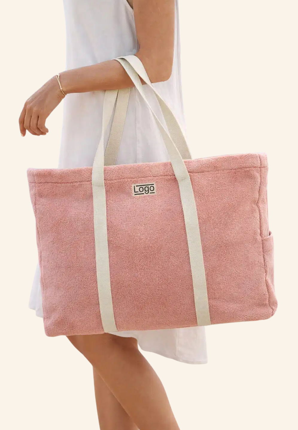 Sac de plage éponge en coton bio GARANCE studiobyhindbag