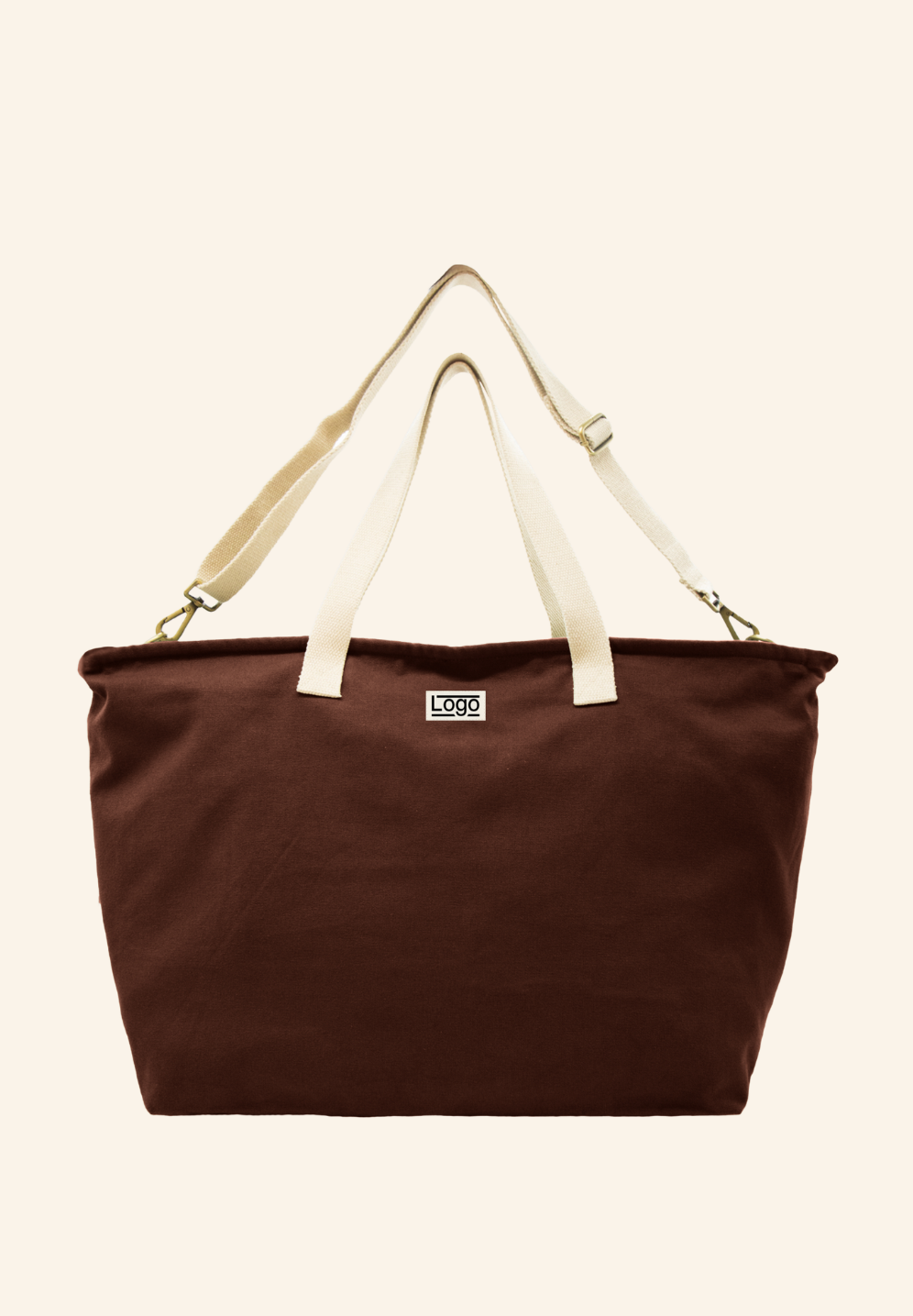 Sac week-end en coton bio Jade studiobyhindbag