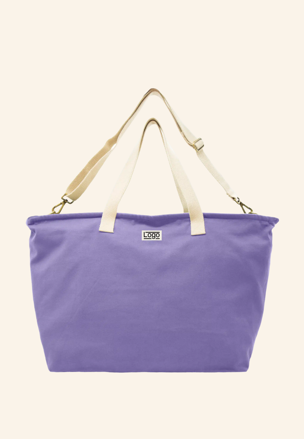 Sac week-end en coton bio Jade studiobyhindbag