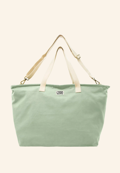Sac week-end en coton bio Jade studiobyhindbag