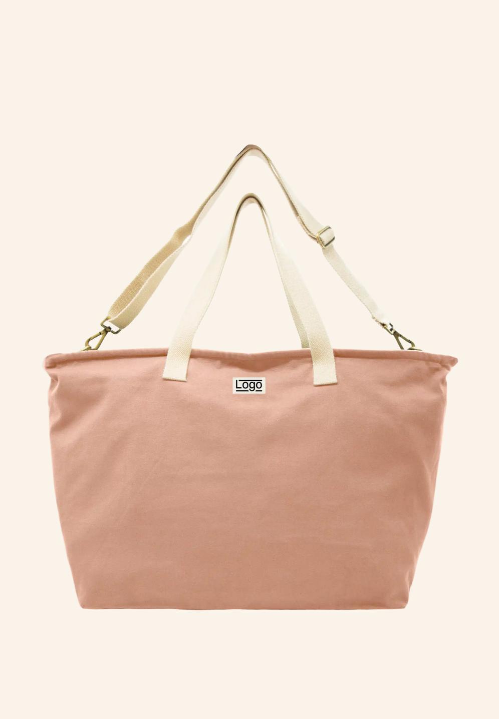 Sac week-end en coton bio Jade studiobyhindbag