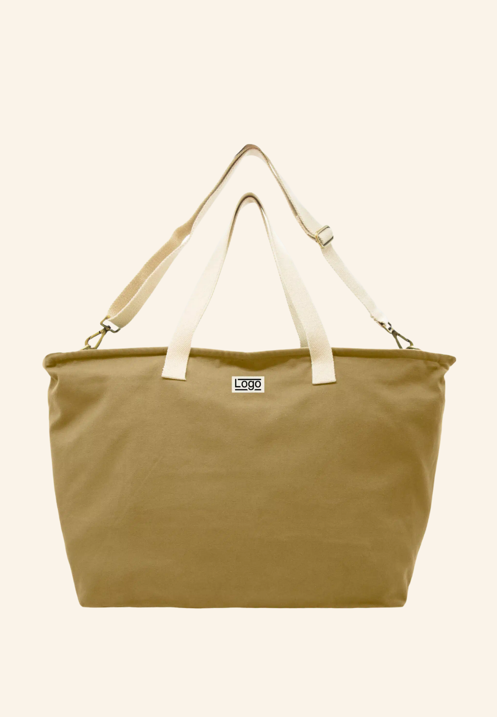 Sac week-end en coton bio Jade studiobyhindbag