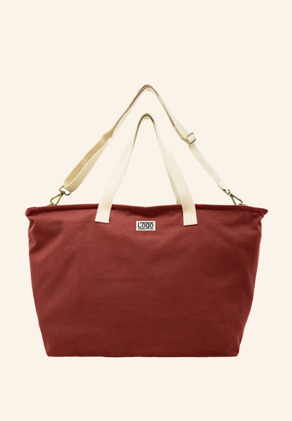Sac week-end en coton bio Jade studiobyhindbag