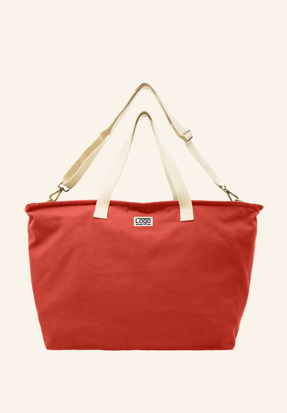 Sac week-end en coton bio Jade studiobyhindbag