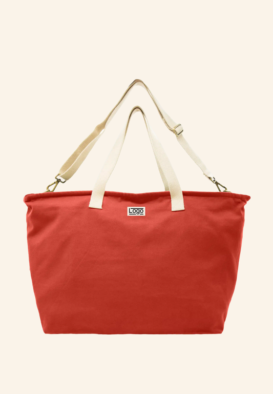 Sac week-end en coton bio Jade studiobyhindbag