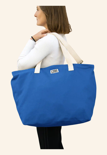 Sac week-end en coton bio Jade studiobyhindbag