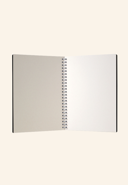 Cahier spirale A5 en cuir recyclé LIBER
