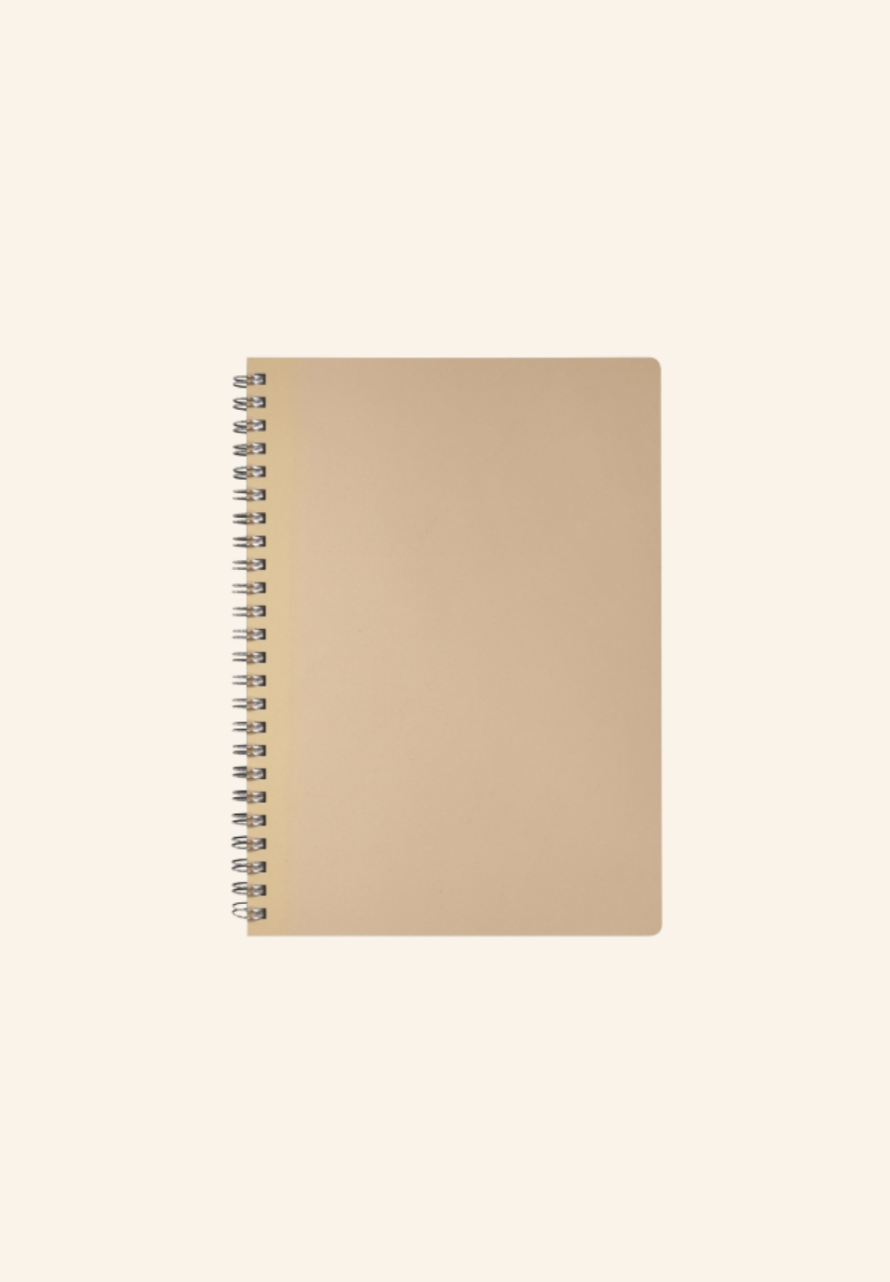 Cahier spirale A5 en cuir recyclé LIBER